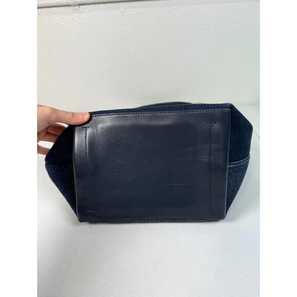 JW Anderson Blue Corner Bucket Bag with Stains - Picture 7 of 8